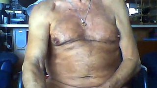 77-Year-Old Silver Daddy From Canada Strokes His Big Cock