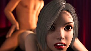 Red light district Hard sex with very hot girl  in a brothel