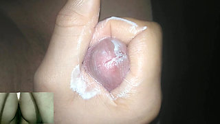 Solo Masturbation on a video call.