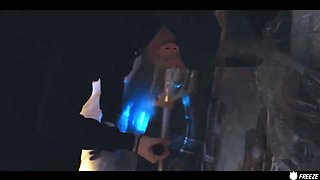 Layla Scarlett Handjob Trick - Italian Babe Security Guard Frozen & Used