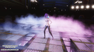 MMD LISA - FUTW - Akali Sexy Kpop Dance League of Legends Hentai Uncensored 4K 60FPS