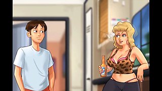 Hentai manga featuring Tsunade in a lustful apocalypse scene