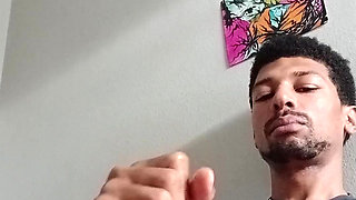 I end up stroking my big long dick for a long time