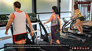 Whispers of Desire: Sexy Wives in the Gym - Episode 12