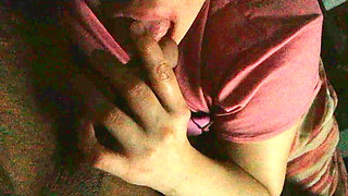Isabel swallows a big cock from a stranger