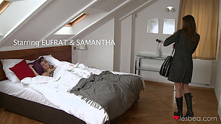 Lesbea - a Business Trip Turns Into a Full on Lesbian Party