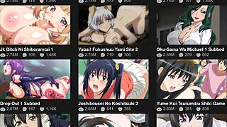 Honey blonde hentai beauty explores sensual action in steamy animated fantasy