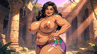 Tanned and Topless Animation