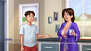 Debbie Finally Kissed Anon - Summer Time Saga Gameplay