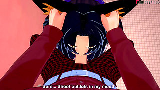 I almost fucked Teacher Rossweisse but ended up residing a bj from Kuroka - DXD NTR Madness