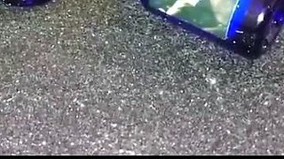 Close up POV of teen sucking cock