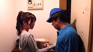 Cute Japanese car blowjob handjob