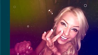 Angelina Moon Returns for Gloryhole Cum Swallows and Blowjobs