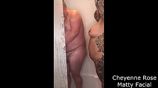 Shower time fun & cum