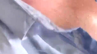 Ride on Big Dick Doll During He Pee on My Tits Face and Back and Fuck Deeply My Throat with Cum in My Mouth