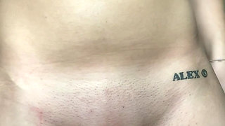 Hard and eager clitoris