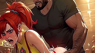 Car Toon - Misty Gets Bbcd In A Mosh Pit