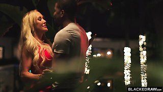 Blue-Eyed MILF Gets Two BBCs