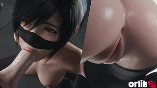Yuffie Final Fantasy 7 - Wet Sloppy Blowjob Service only Mask Version 4K