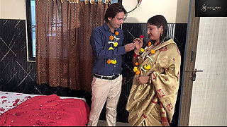 After Marrying the Newlywed Bride, the Husband Brought Her Home and Had Sex with Her on the Night of the Wedding.