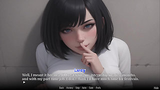 Obsessed Lucy #1 - Animated Yandere Sex Game