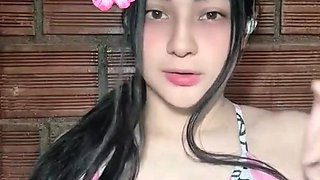 I masturbate and touch my big tits
