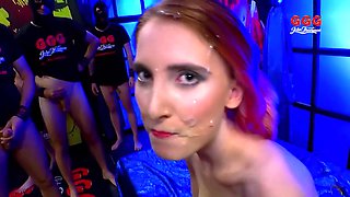 Hot Babe Loves Cum In Mouth And Swallow Gangbang Bukkake Ggg John Thompson