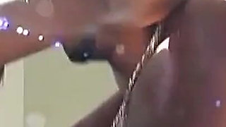 Black Slut in Sexy Lingerie Begs for a Big Black Cock