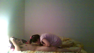 Submissive Chinese Slut Sucks My Dick and Swallows My Cum