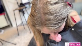 Schoolgirl BDSM bound, handcuffed and spanked