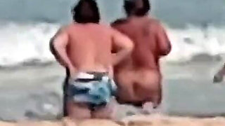 Naked in the Sea with the Girls!