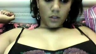 Big-Titted Morena's Webcam Flash