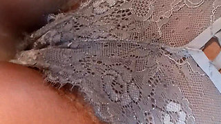 Sliding it in panty on the side