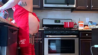 Imagine coming home from work and I---m in the kitchen