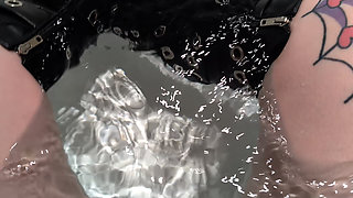 Wet Boot Fetish and Clothed Bath My Dirty Secret After a Bad Date