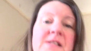 Glass Butt Plug Close up of Tight Cameltoe Pussy Covered in Oil Double Penetration Hard Cum Shot