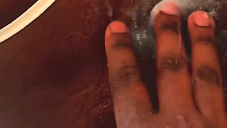 Halloween: Petite Ebony Step Sister Seduces Her Step Brother with Her Slimthick Ass