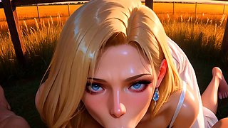 Daughter gets fucked deep in hay and cum on her country face