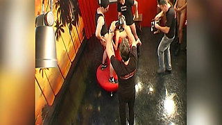 Adina Gets Her Face Drenched in Cum During Live Bukkake