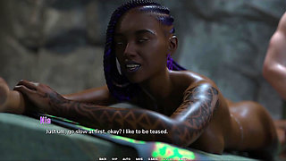 Taboo University - Black College Girl Drags Me Into a Cave and Gives Me a Very Sloppy Blowjob