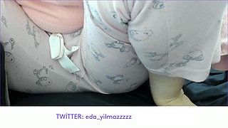 Masturbation in Pajamas - Pussy Caressing in Pajamas