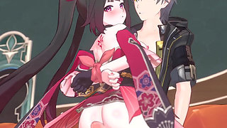 Honkai Star Rail - Sparkle X Caelus Passionate Sex - 3D Hentai Animation