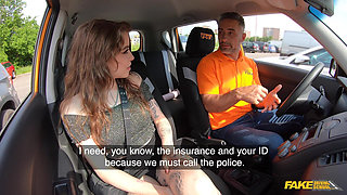 Fake Driving School - Eden Ivy Fucks for a Discount on Her Driving Test