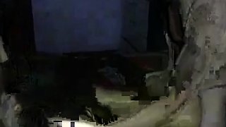 Two guys take turns fucking hot Russian teen brunette live a