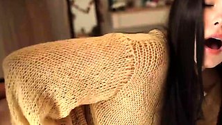 Hot Russian Asian nymph heads from shy to porn-star in