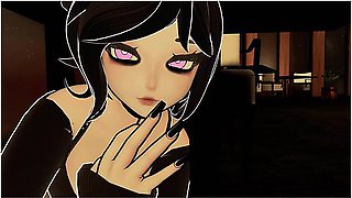 Car Toon - Leyley Sucks Your Dick Under A Table On A Date ( Asmr Vr Pov Roleplay )