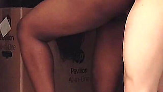 Public BJ Fuck Doggy in My Building's Storage Rooms Cum Walk