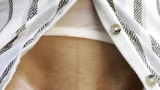 Slut in Striped Dress