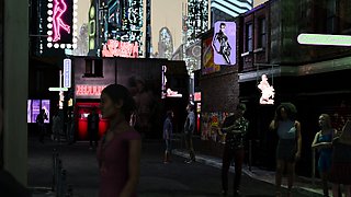 Red light district Hard sex with very hot girl  in a brothel