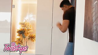 Scarlit scandal spends her honeymoon with the hot maid Chanel Camryn while her fresh husband - twistys